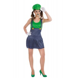 Déguisement de Femme Plombier, Taille S