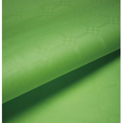 Nappe En Papier Damassé Vert Pomme En Rouleau 1,18 x 25 m 