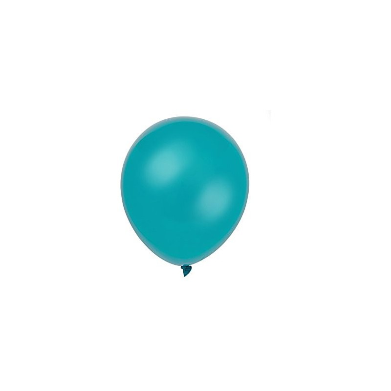 Ballons de Baudruche Métalliques Bleu Lagon 100 Pièces