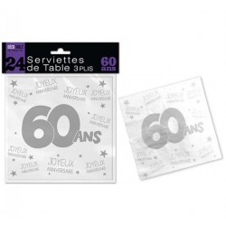 Serviette en Papier Joyeux Anniversaire 18 Ans