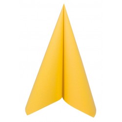 Serviette en Papier Voie Sèche Jaune 40x40cm