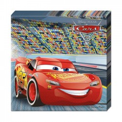 Serviettes en Papier Cars 3 - Disney Pixar