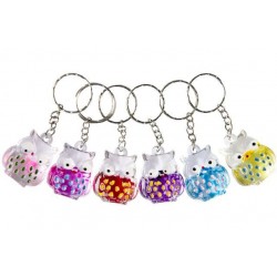 Porte Clés Chouette Transparente