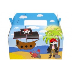 Boîtes Carton Repas Menu Enfant Pirate