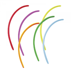 Ballons à Sculpter Multicolores Fluo 100 Pièces