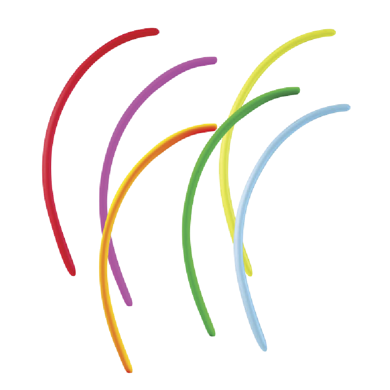 Ballons à Sculpter Multicolores Fluo 100 Pièces