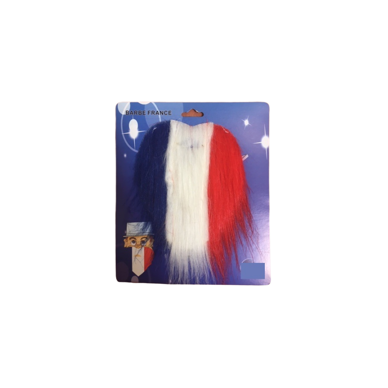 Barbe de Supporter Tricolore