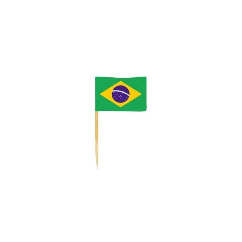 Pics Drapeau Brésil 50 Pièces Pics Drapeau Brésil 50 Pièces