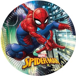 Assiettes Jetables Spiderman