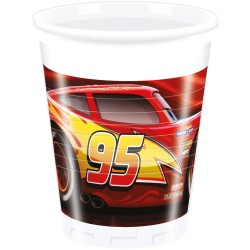 8 Gobelets En Plastique Cars 3 - Disney Pixar