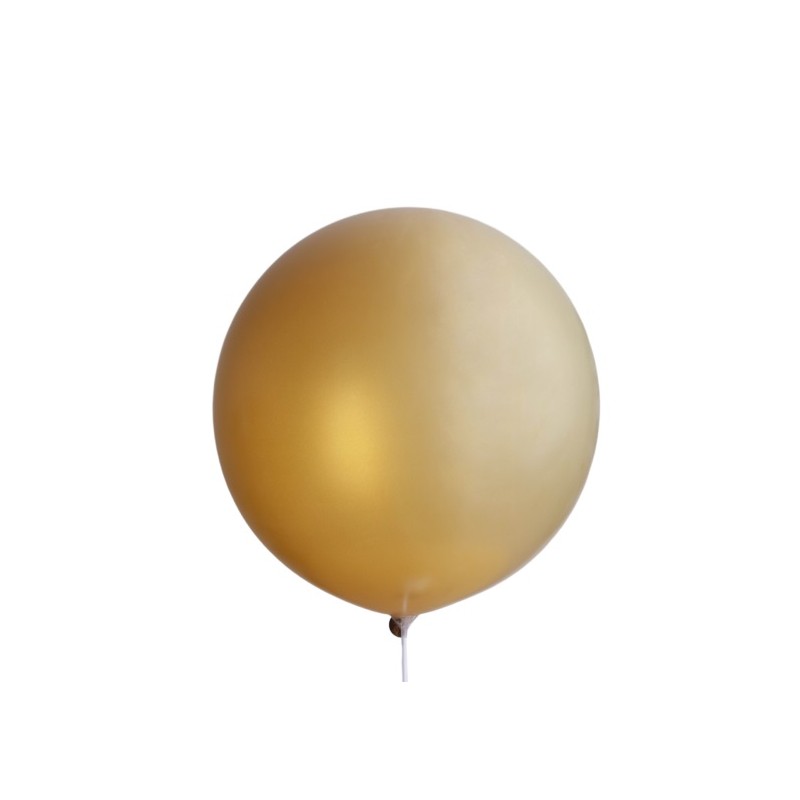 Ballon de Baudruche Géant Or Métal