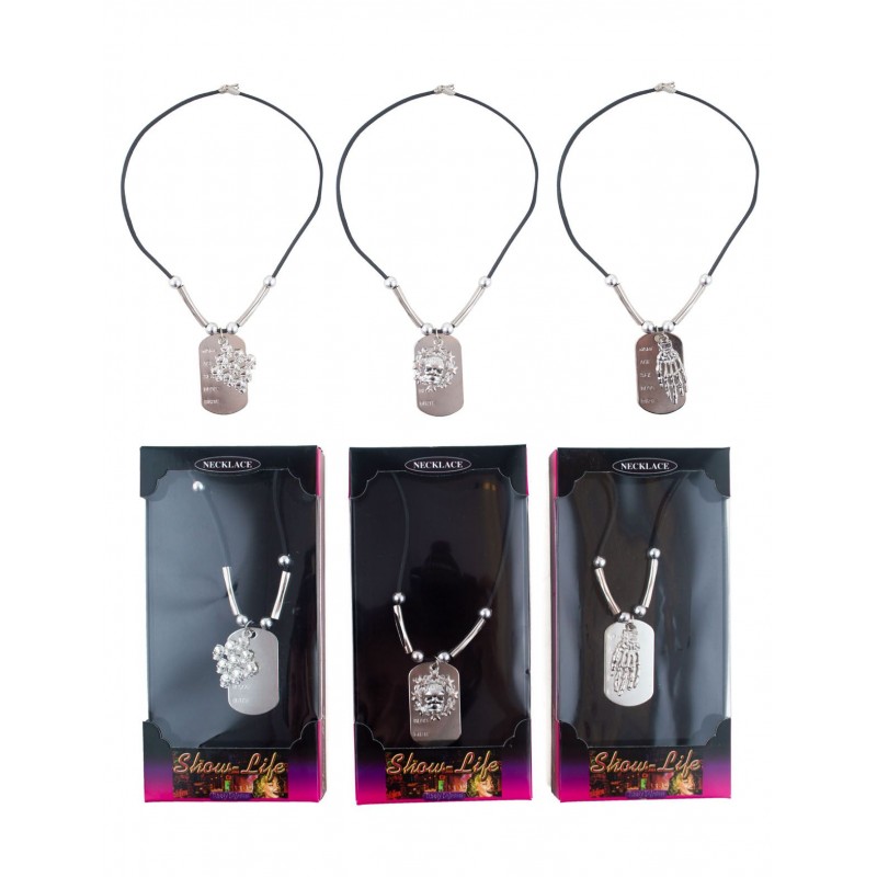Collier Gothique Plaque Militaire Modèles Assortis