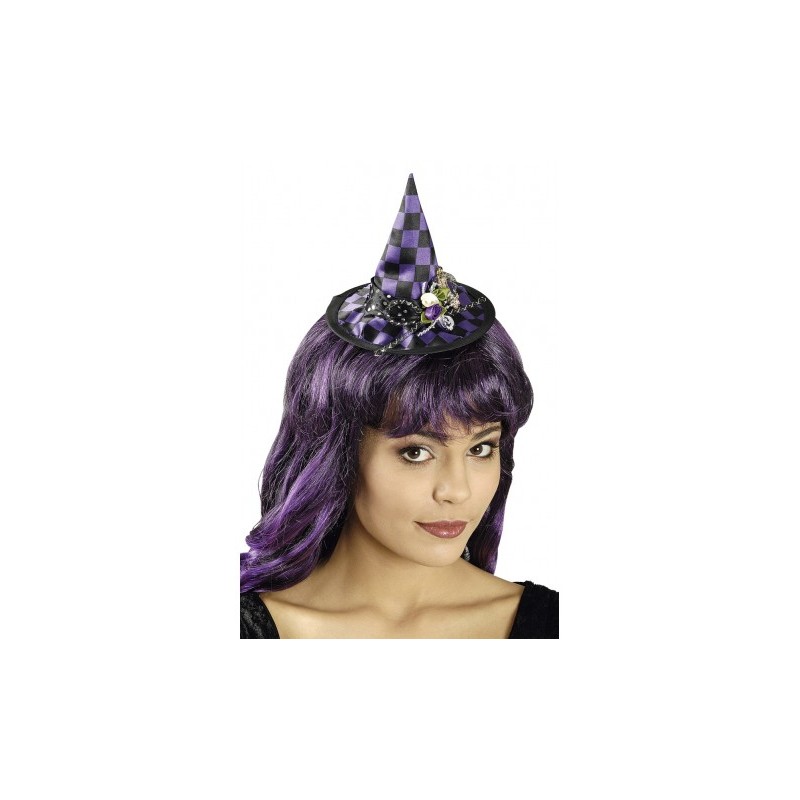 Mini Chapeau de Sorcière Violet Mini Chapeau de Sorcière Violet