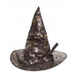 Chapeau de Sorcière Aspect Peau de Serpent