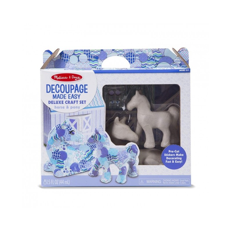 Découpage et Collage Facile Cheval et Poulain - Melissa And Doug