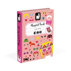 MagnetiBook Crazy Faces Fille - Janod