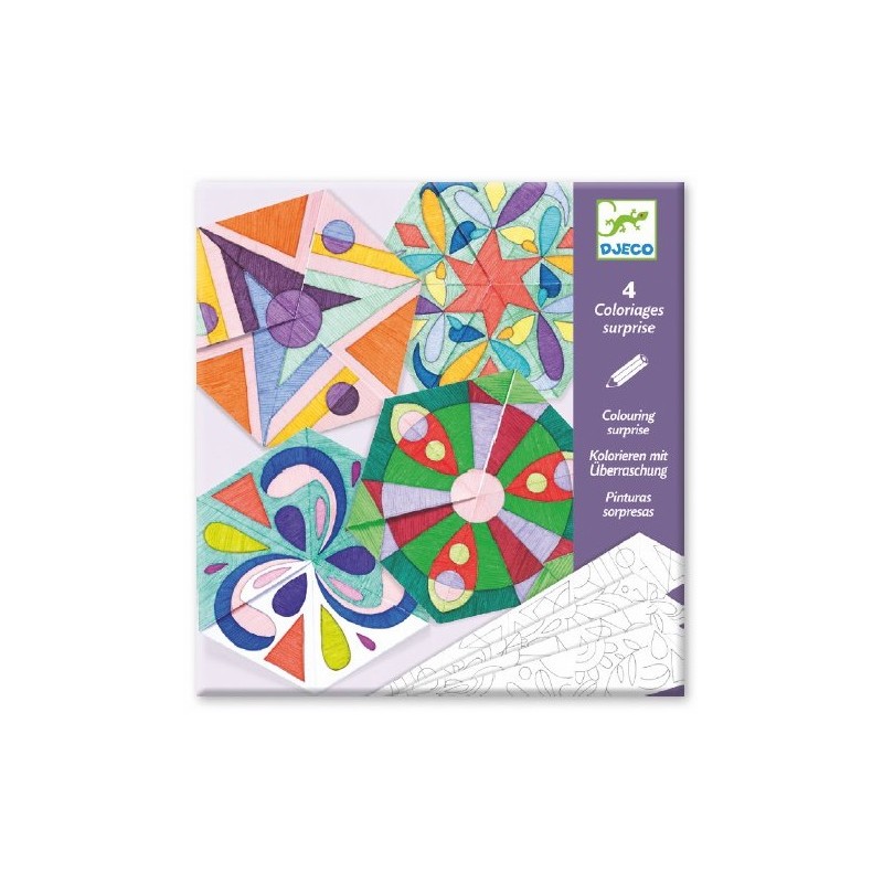 Coloriages Surprise Mandalas Rosaces - Djeco