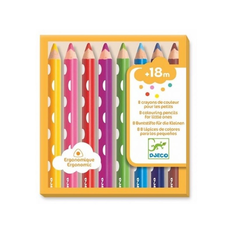 Crayons de Couleur Pour Les Petits - Djeco DJ09004