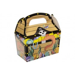 Boîte Carton Surprise Menu Enfant Pirate 12 Pièces