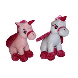 Peluche Licorne Assise avec Ailes