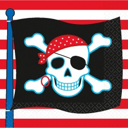 Serviettes en Papier Pirate...