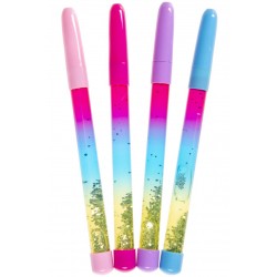 Stylo Bille à Eau avec Paillettes