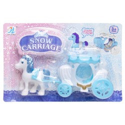 Carrosse Avec Cheval Sur Carte