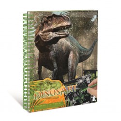 Carnet Créatifs Autocollant Par Numéro - Dinosart