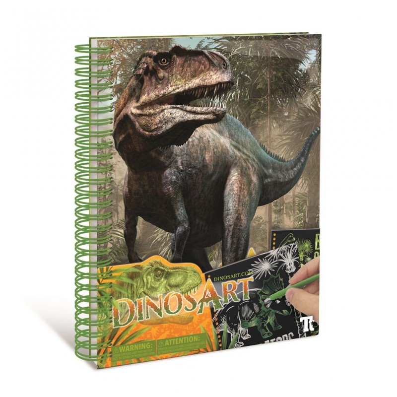 Carnet Créatifs Autocollant Par Numéro - Dinosart