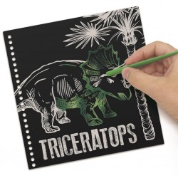 Carnet Créatifs Autocollant Par Numéro - Dinosart