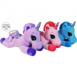 Peluche Licorne Couchée