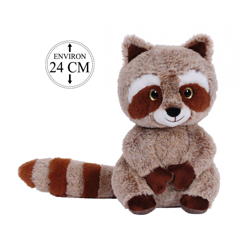 Peluche Raton Laveur 24cm