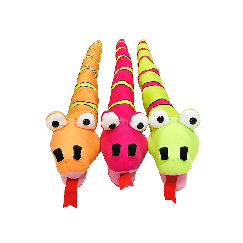 Peluche Géante Serpent Fluo 250cm