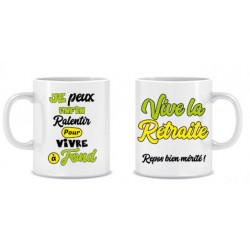 Mug Vive La Retraite