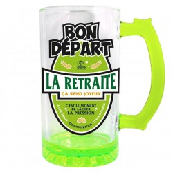 Chope à Bière Mixte Verte La Retraite