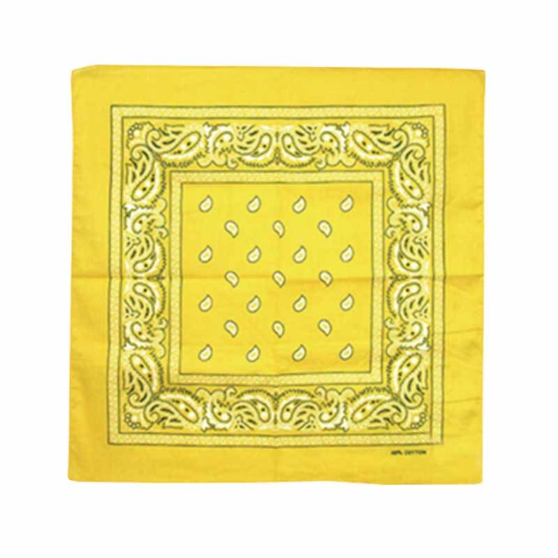 Bandana Style Cachemire Jaune Bandana Style Cachemire Jaune