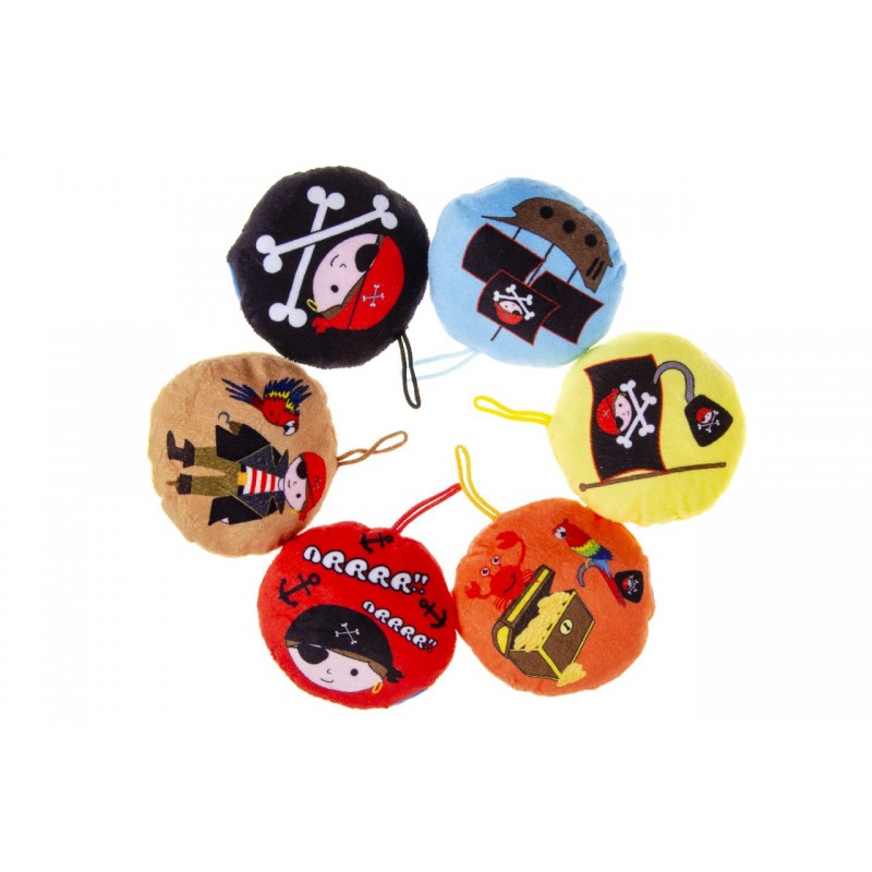 Peluche Ronde Pirate 10cm Peluche Ronde Pirate 10cm