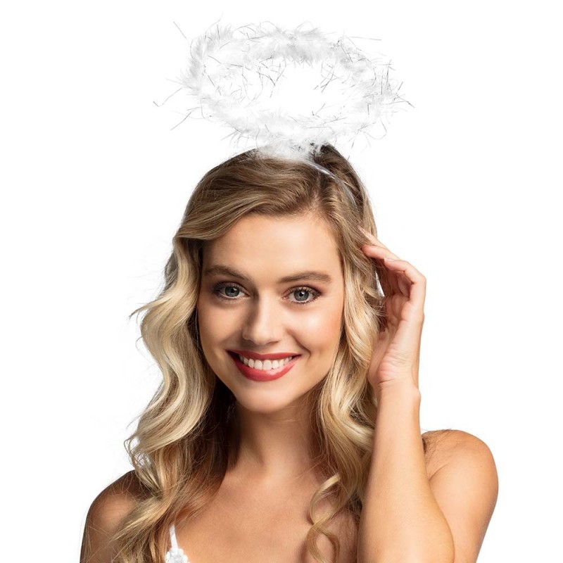 Serre Tête Auréole D'Ange Blanc Serre Tête Auréole D'Ange Blanc