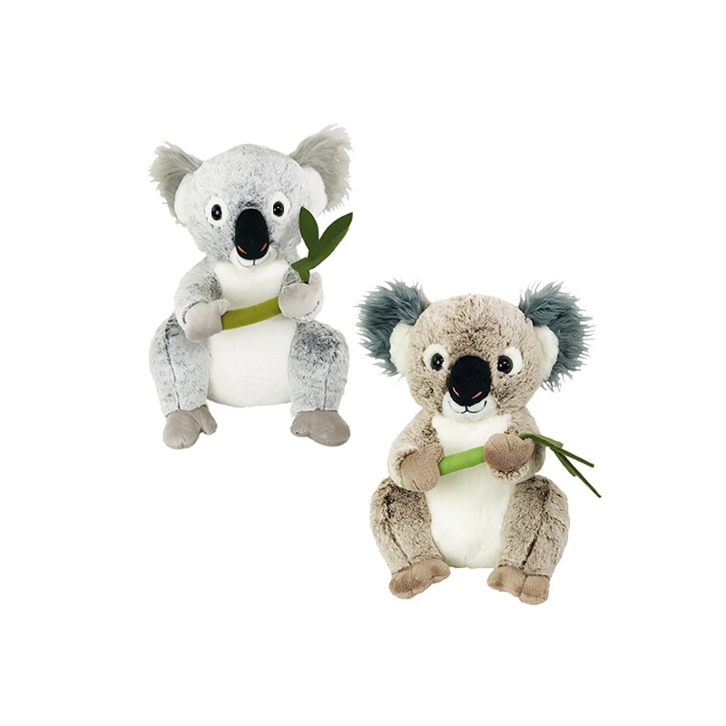Peluche Koala Assis Avec Bambou 20cm