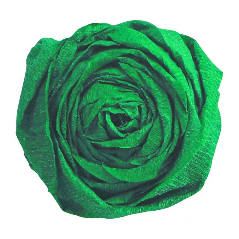 Feuille de Papier Crépon 60% Vert Bouteille