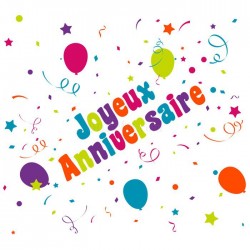 Chemin de Table Joyeux Anniversaire