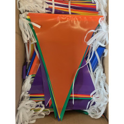 Guirlande Multicolore 10 Mètres Fanions Géants Triangulaires
