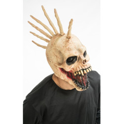 Masque En Latex Tête De Mort Punk