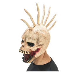 Masque En Latex Tête De Mort Punk