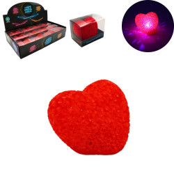 Lampe d'Ambiance Cristal Coeur Petit Modèle