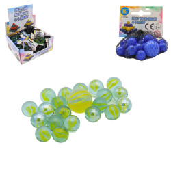 Sachet de 20 Billes en Verre avec Calot