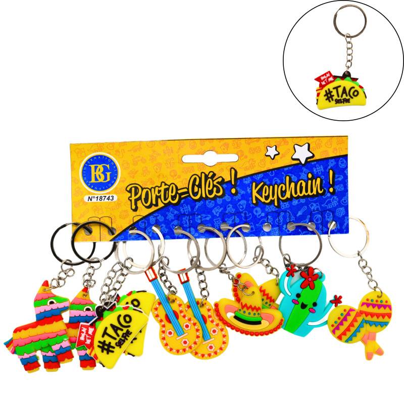 Porte Clés Mexique PVC