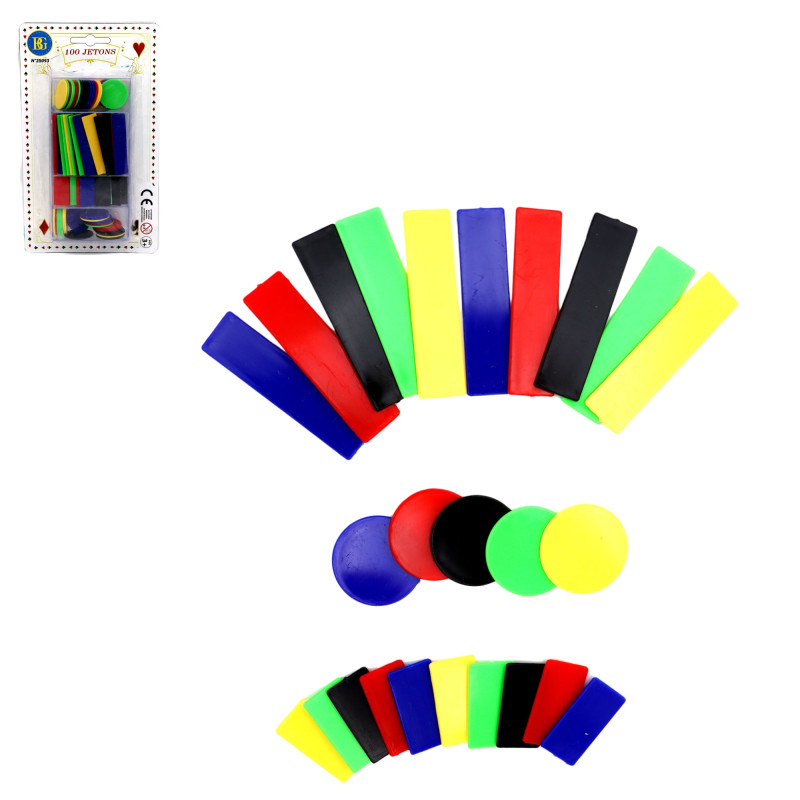Jetons 100 Pièces Pour Jeux