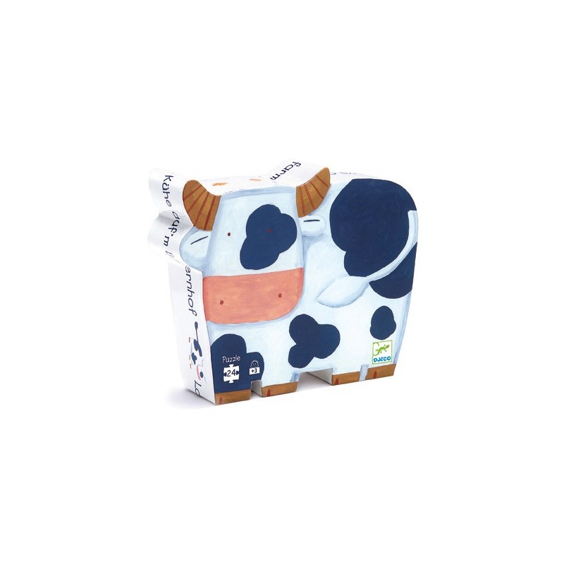 Puzzle Les Vaches à la Ferme 24 Pièces - Djeco Puzzle Les Vaches à la Ferme 24 Pièces - Djeco
