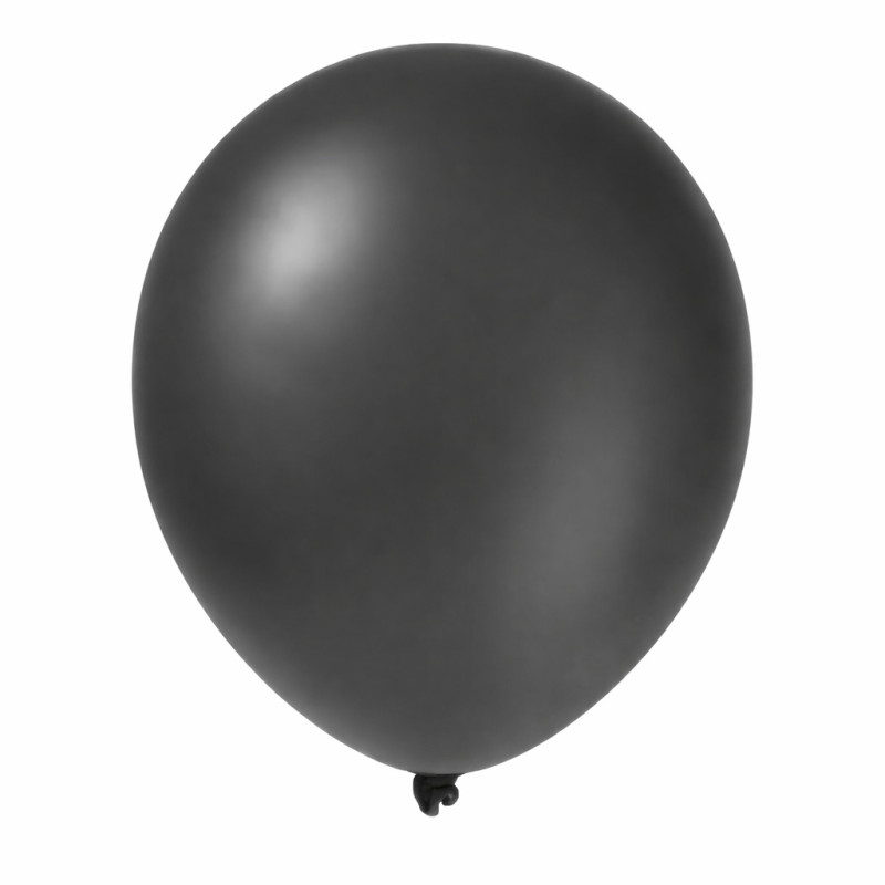 Ballons de Baudruche Opaques Noir 25 Pièces